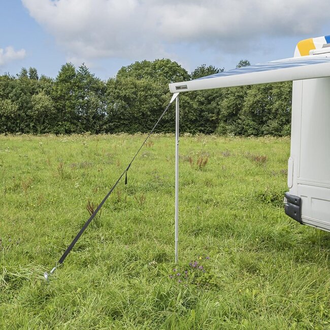 ProPlus Stormband set - 2x 3,2m - Peesbevestiging - Optimale windbescherming - Eenvoudige montage