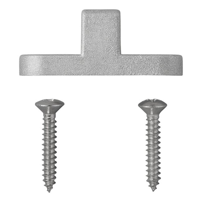 ProPlus Framebevestigingsoog - Verticaal Metaal - Set van 3 - Roestvrij - Voor Voortenten