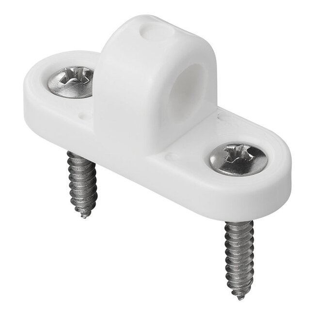 ProPlus Framebevestigingsoog verticaal kunststof - set van 3 stuks - inclusief RVS schroeven