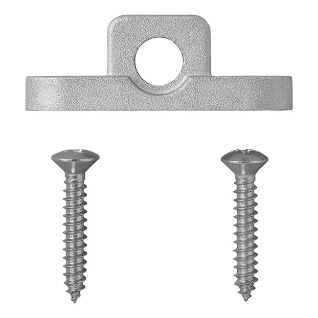 ProPlus Horizontale metalen framebevestigingsoogjes - set van 3 - roestbestendig - met RVS schroeven