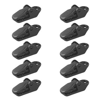 ProPlus Duurzame tenttapijt- en tarpclips - set van 10 stuks - compact en weerbestendig