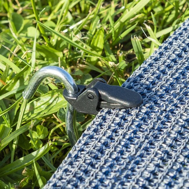 ProPlus Duurzame tenttapijt- en tarpclips - set van 10 stuks - compact en weerbestendig