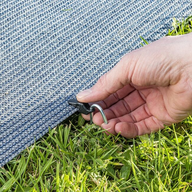 ProPlus Duurzame tenttapijt- en tarpclips - set van 10 stuks - compact en weerbestendig