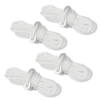 ProPlus Polyester scheerlijnen met aluminium spanners - 3 mm x 3 m - 4 stuks