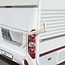 ProPlus Drooglijnhouder voor caravans - 3-delig - hout - inclusief 20m waslijn - 470mm
