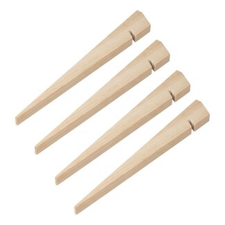 ProPlus Houten tentharingen - strand - 30 cm - set van 4 - stevig en duurzaam