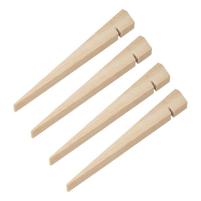 ProPlus Houten tentharingen - strand - 30 cm - set van 4 - stevig en duurzaam