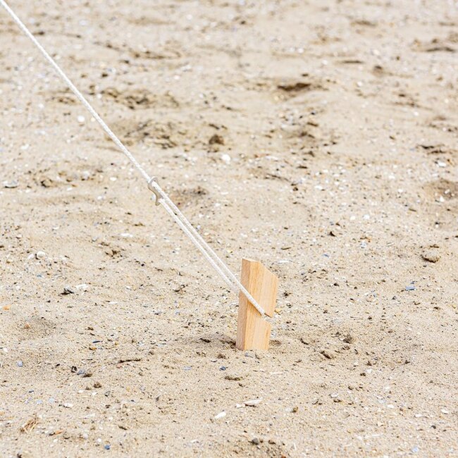ProPlus Houten tentharingen - strand - 30 cm - set van 4 - stevig en duurzaam