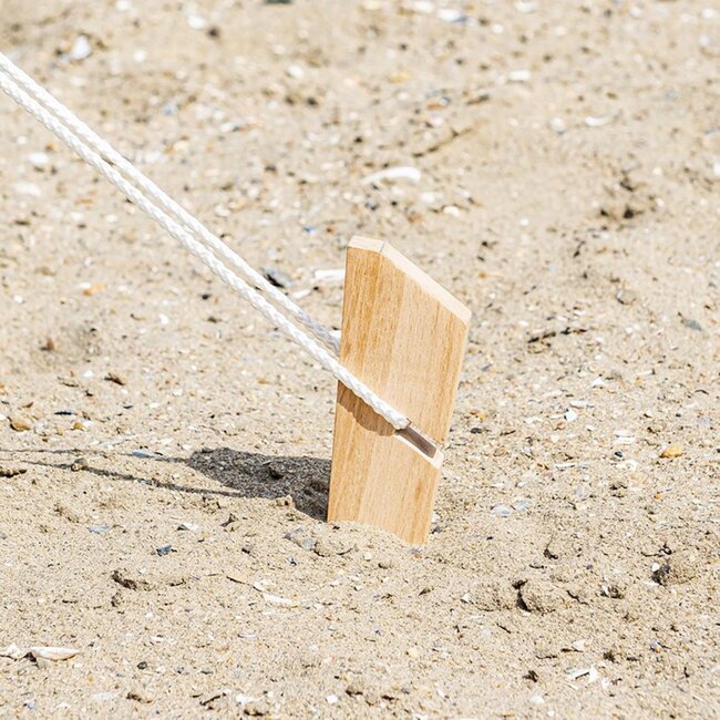 ProPlus Houten tentharingen - strand - 30 cm - set van 4 - stevig en duurzaam