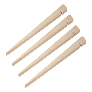 ProPlus Houten tentharingen - strandset - 40 cm - set van 4 - ideaal voor zandgronden