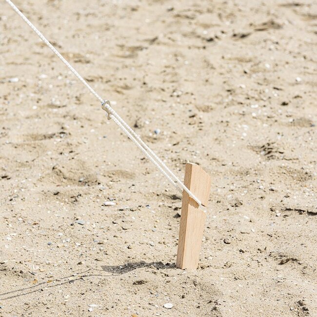 ProPlus Houten tentharingen - strandset - 40 cm - set van 4 - ideaal voor zandgronden
