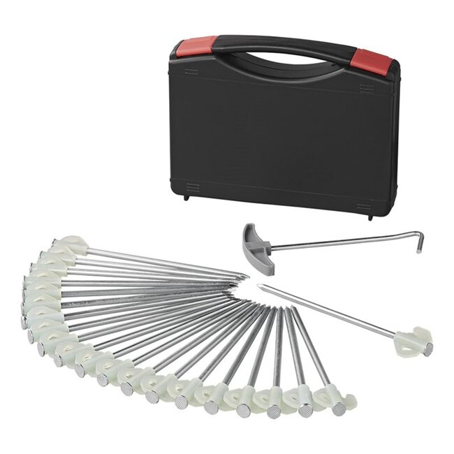 ProPlus Glow-in-the-dark rotspennen - 20 cm - Set van 20 - Inclusief haringtrekker