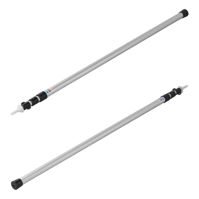 ProPlus Telescopische tentstok - 3-delig - Verstelbaar 106-280 cm - Aluminium - Antislip