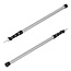ProPlus Telescopische tentstok - 4-delig - Verstelbaar 83-230 cm - Geanodiseerd aluminium - Antislip profiel