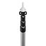 ProPlus Telescopische tentstok - 4-delig - Verstelbaar 83-230 cm - Geanodiseerd aluminium - Antislip profiel