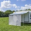 ProPlus Luifel zonwering - robuust textileen - lichtgrijs - 330x280 cm