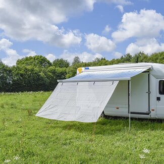 ProPlus Lichtgrijze zonwering voor luifels - 330x200 cm - UV-bescherming en windscherm ProPlus Lichtgrijze zonwering voor luifels - 330x200 cm - UV-bescherming en windscherm