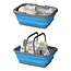 ProPlus Opvouwbare afwasteil - 9 liter - ruimtebesparend - blauw/grijs