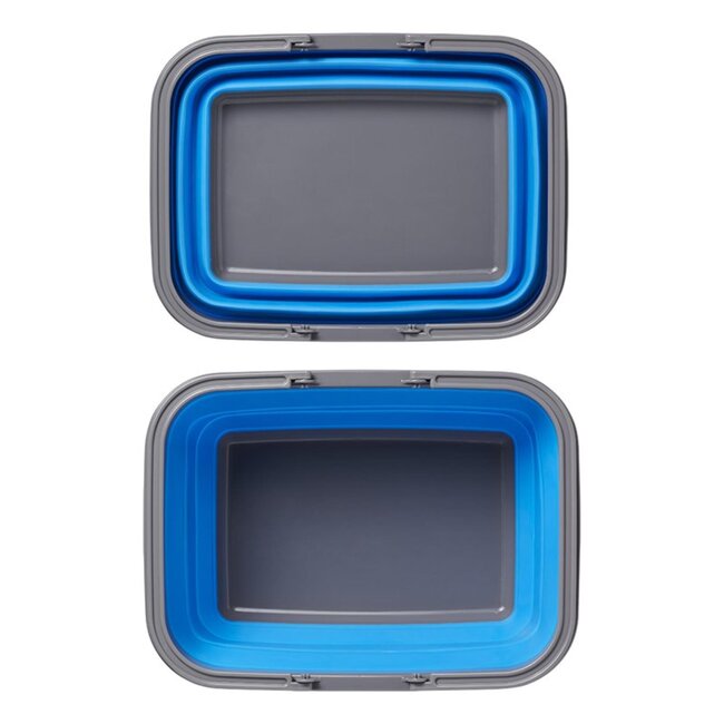 ProPlus Opvouwbare afwasteil - 9 liter - ruimtebesparend - blauw/grijs