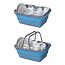 ProPlus Opvouwbare afwasteil - 16 liter - ruimtebesparend - siliconen - blauw/grijs
