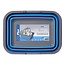 ProPlus Opvouwbare afwasteil - 16 liter - ruimtebesparend - siliconen - blauw/grijs