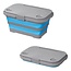 ProPlus Multifunctionele opvouwbare picknickmand - Tafelfunctie - 20 liter - Blauw/Grijs