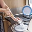 ProPlus Siliconen afwasborstel - Bamboe handvat - Krasvrij - 30,5 cm - Hygiënisch schoonmaken
