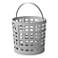 ProPlus Opvouwbare wasmand - ruimtebesparend - lichtgrijs - Ø 35 cm - H 34 cm