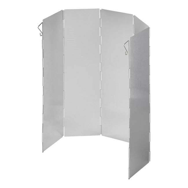 ProPlus 5-delig kookwindscherm - aluminium - inklapbaar - 49x36 cm - compact en stevig