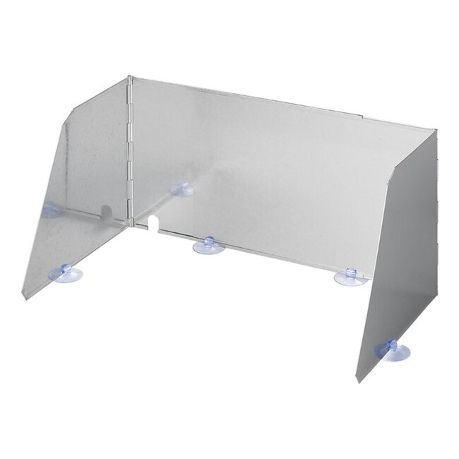 ProPlus Uitschuifbaar kookwindscherm - 3-delig - Verstelbaar 38,5-73 cm - Inclusief draagtas - 24 cm hoog