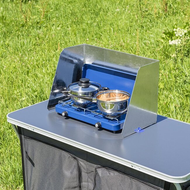 ProPlus Uitschuifbaar kookwindscherm - 3-delig - Verstelbaar 37-70 cm - Inclusief draagtas