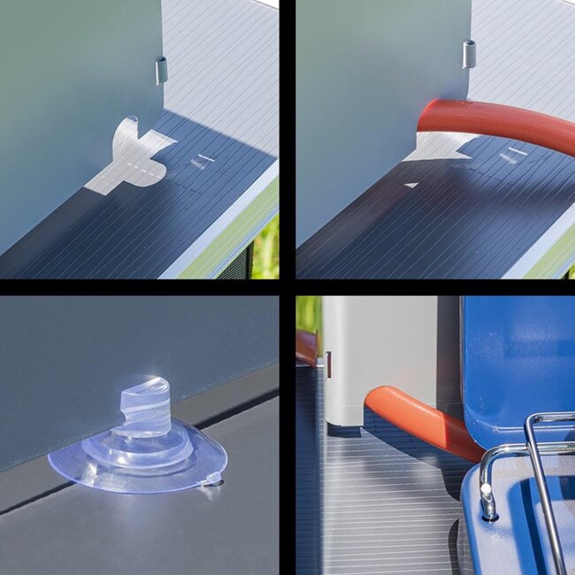 ProPlus Uitschuifbaar kookwindscherm - 3-delig - verstelbaar - met draagtas - 32-62x28,5 cm