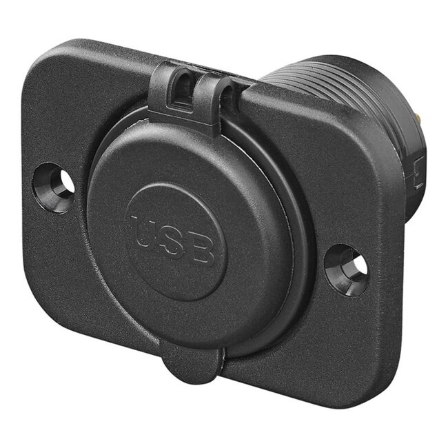 ProPlus USB snellader - dual poorten - inbouw - 12/24V - water- en stofdicht