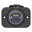 ProPlus USB snellader - dual poorten - inbouw - 12/24V - water- en stofdicht