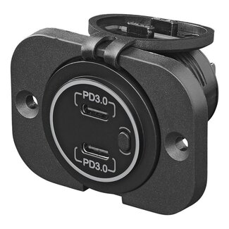 ProPlus Snellader Type C - Inbouw - 12/24V - 3A - Eenvoudige Installatie