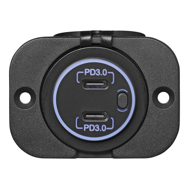 ProPlus Snellader Type C - Inbouw - 12/24V - 3A - Eenvoudige Installatie