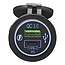 ProPlus Dual USB autolader - 36W - water- en stofdicht - 12/24V - Type A + C