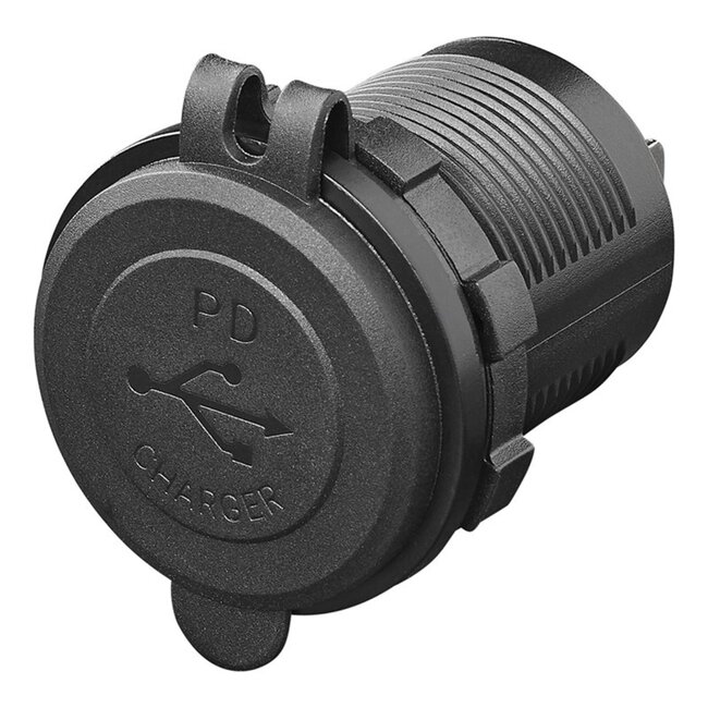 ProPlus Inbouw USB Type C Snellader - 2-weg - 12/24V - 3A - Voor Auto's