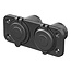 ProPlus Inbouw kit - 12V stekkerdoos + USB snellader - Type A + C - 2-weg - 3A