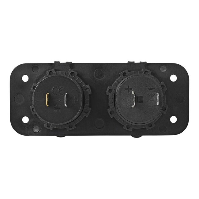 ProPlus Inbouw kit - 12V stekkerdoos + USB snellader - Type A + C - 2-weg - 3A