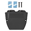 Pro Plus Opbouw kit: 12V Stekkerdoos + USB Snellader Type A + C