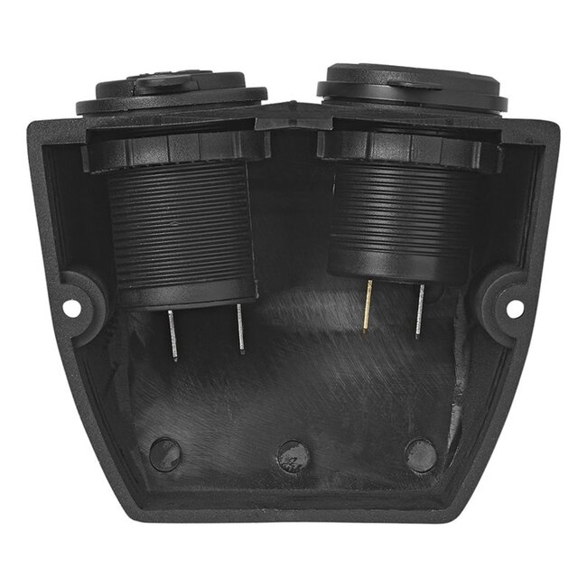 ProPlus Opbouw kit - 12V stekkerdoos + 2x USB snellader - Type C - Auto - 3A