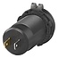 ProPlus USB-inbouwdoos met 3 poorten en voltmeter - Quick Charge 3.0 en Power Delivery - 12V-24V - met beschermend deksel