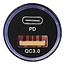 ProPlus Snellader auto - dubbele USB - 12/24V - 36W - type A + C poorten