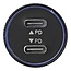 Pro Plus USB-C Snellader Auto 60W 3100mA