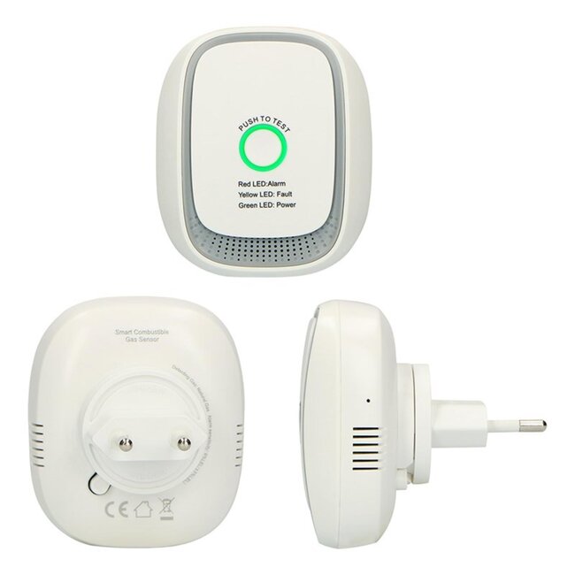 ProPlus Gasmelder - Plug & Play - Compact - Extra luid alarm - 79 x 68 x 78 mm