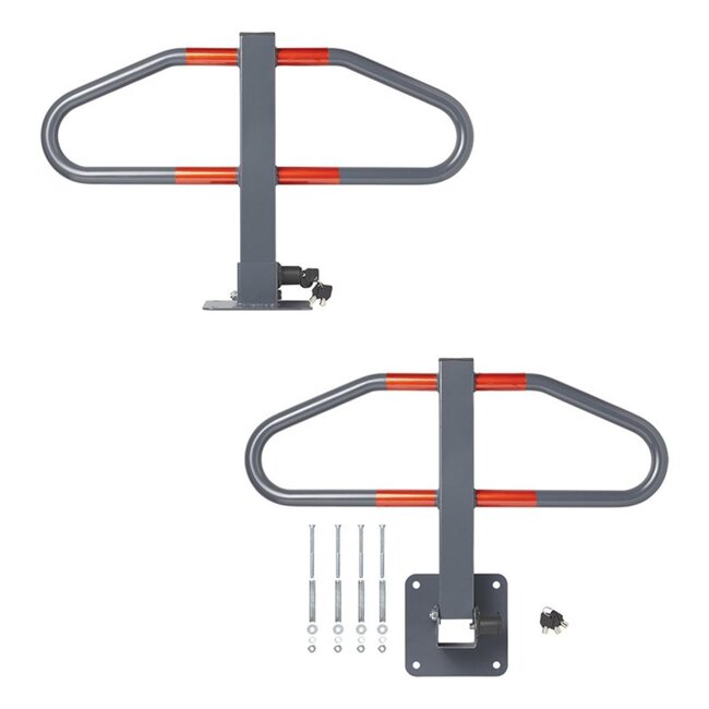 ProPlus Parkeerbeugel met slot en reflecterende strips - robuust staal - eenvoudig te monteren - 73 x 45,8 cm
