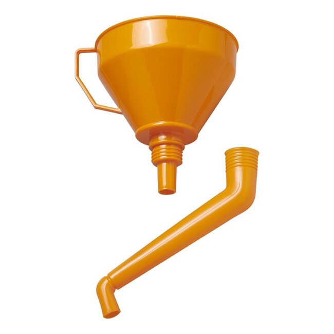 ProPlus Trechter met filter en elleboogtuit - 16 cm - Voor moeilijk bereikbare plaatsen