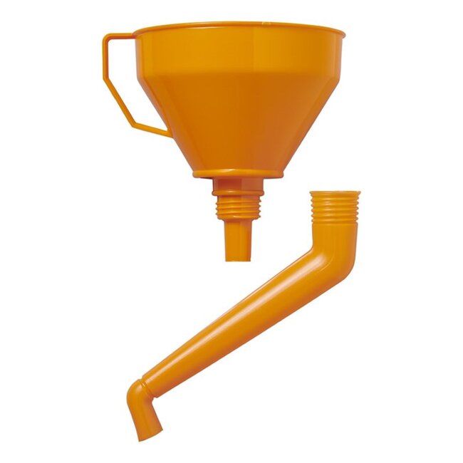 ProPlus Trechter met filter en elleboogtuit - 16 cm - Voor moeilijk bereikbare plaatsen