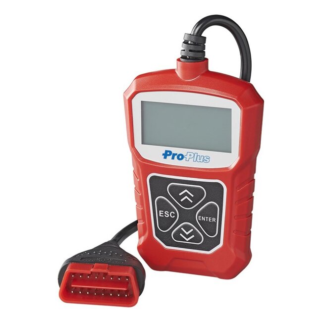ProPlus OBD II Diagnoseapparaat met Plug & Play-functie - Diagnoseapparaat - Foutcodes Scannen en Resetten - 80 cm Kabel